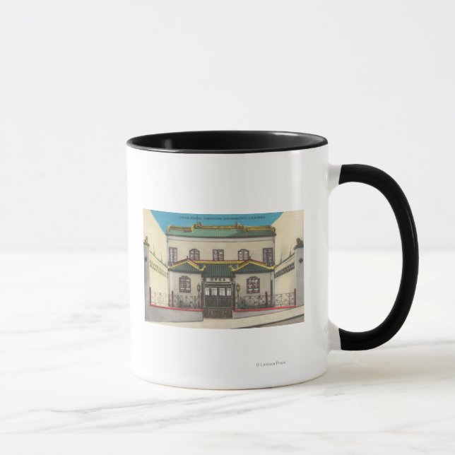 San Francisco, CA Chinese School in Chinatown Tasse (Rechts)