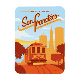 San Francisco, CA - Die Stadt an der Bucht Magnet