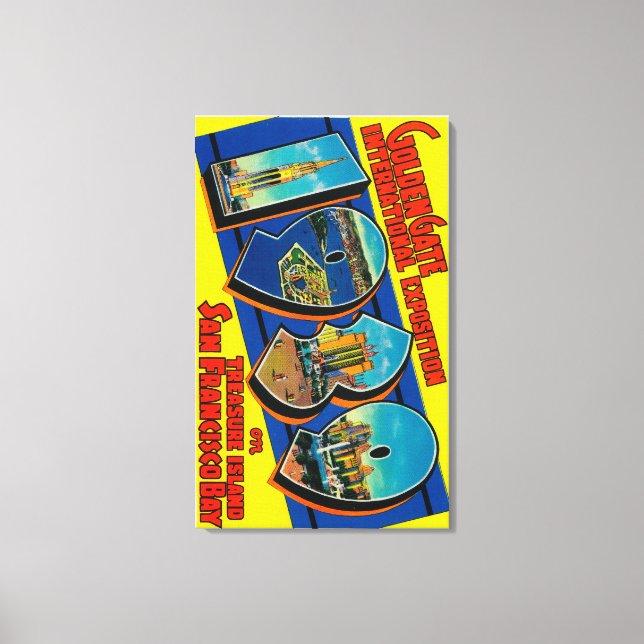 San Francisco, CA - Golden Gate Internat'l Leinwanddruck (Vorderseite)