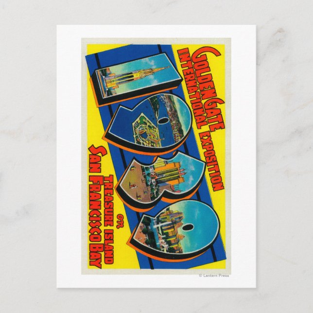 San Francisco, CA - Golden Gate Internat'l Postkarte (Vorderseite)