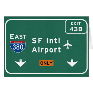 San Francisco CA SFO-Flughafen I-380 E
