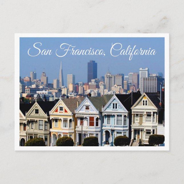 San Francisco CA Skyline Postcard - Vereinigte Sta Postkarte (Vorderseite)