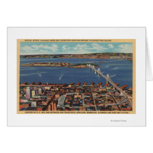 San Francisco, CAAerial View of S. F. Bridge