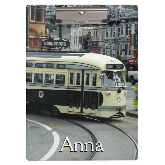 San Francisco Cable Car Klemmbrett (Vorderseite)