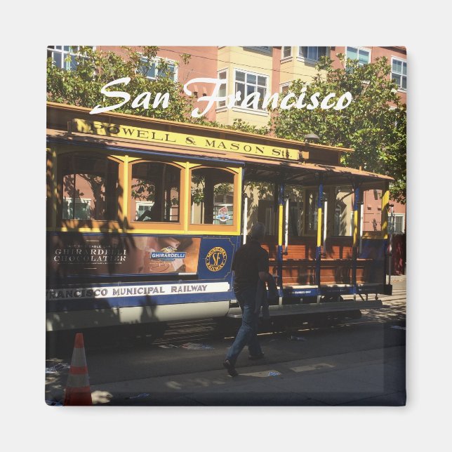 San Francisco Cable Car Magnet (Vorne)