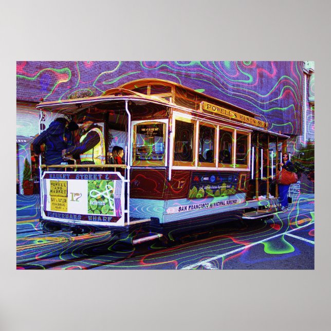 SAN FRANCISCO CABLE CAR NR. 17 POSTER (Vorne)