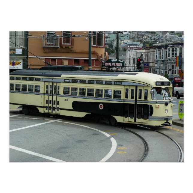 San Francisco Cable Car Poster (Vorderseite)