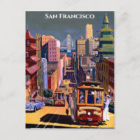 San Francisco Cable Car Retro Vintage Reise
