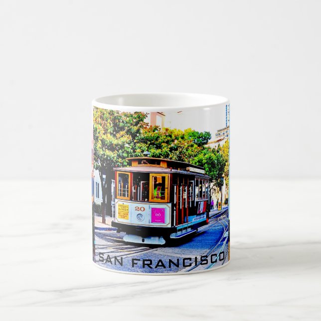 SAN FRANCISCO CABLE CAR SOUVENIR KAFFEE TASSE (Mittel)