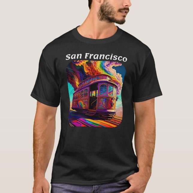 San Francisco Cable Car v2 T-Shirt (Vorderseite)