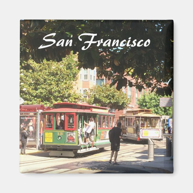 San Francisco Cable Cars Magnet (Vorne)