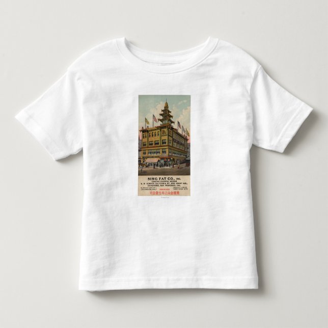 San Francisco, CAChinatown AdSing fette Co. Kleinkind T-shirt (Vorderseite)
