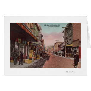 San Francisco, CADirt Straßen-Ansicht von