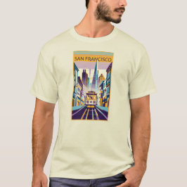 San Francisco California Art Deco T-Shirt