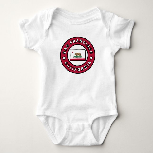 San Francisco California Baby Strampler (Vorderseite)