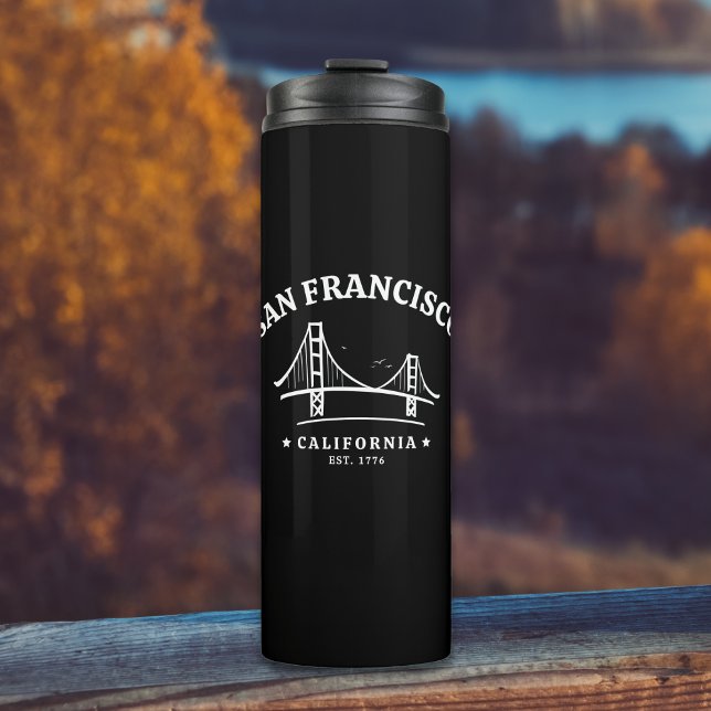 San Francisco California Beatiful Landscape Thermosbecher (Von Creator hochgeladen)
