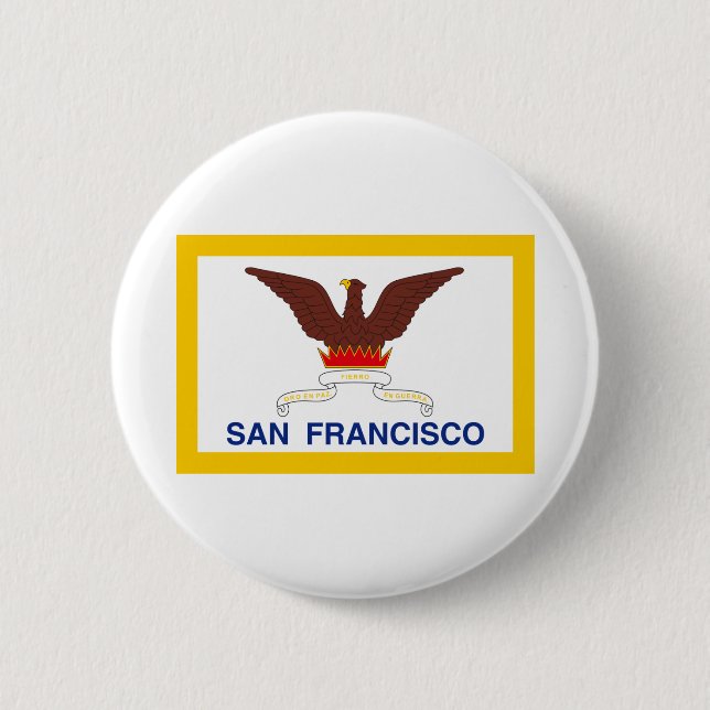 San Francisco California Button (Vorderseite)