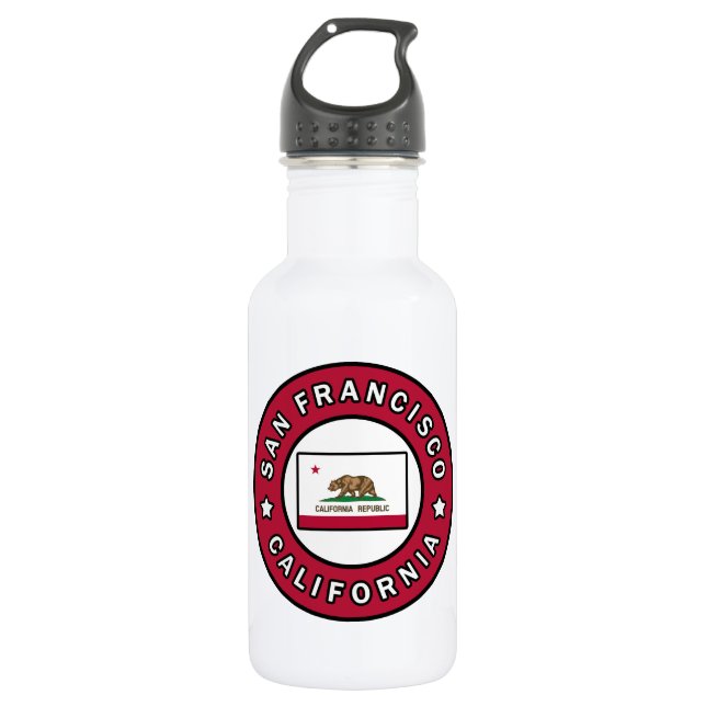 San Francisco California Edelstahlflasche (Vorderseite)
