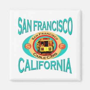 San Francisco California Geschenk Magnet