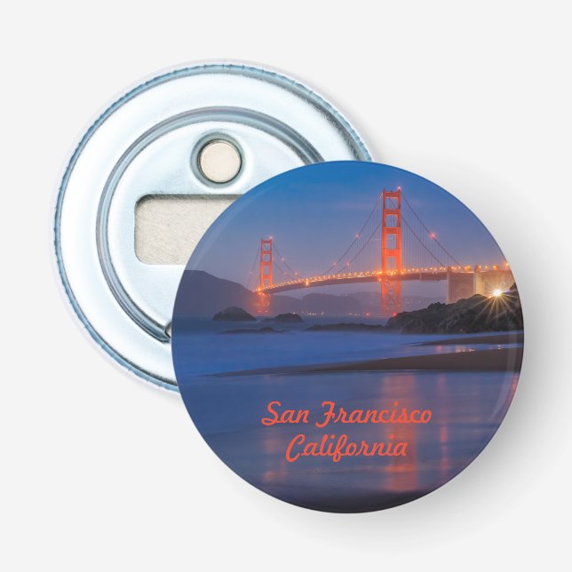 San Francisco California Golden Gate Bridge Flaschenöffner (Vorderseite)