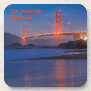 San Francisco California Golden Gate Bridge Getränkeuntersetzer