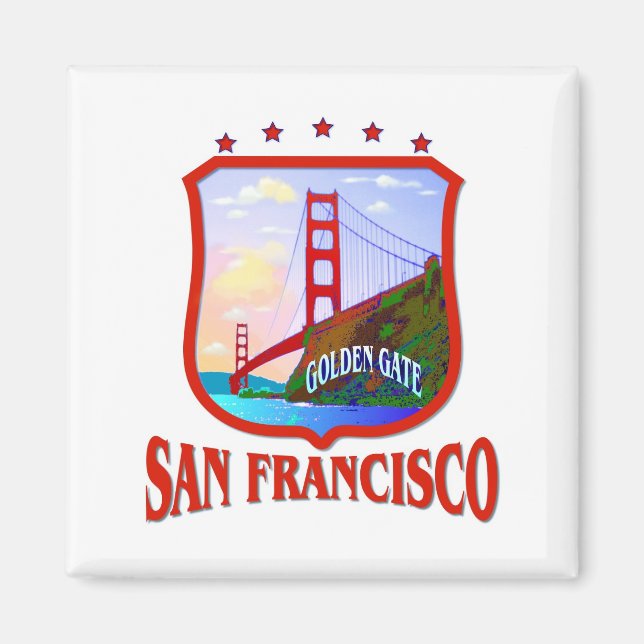 San Francisco California Magnet (Vorne)
