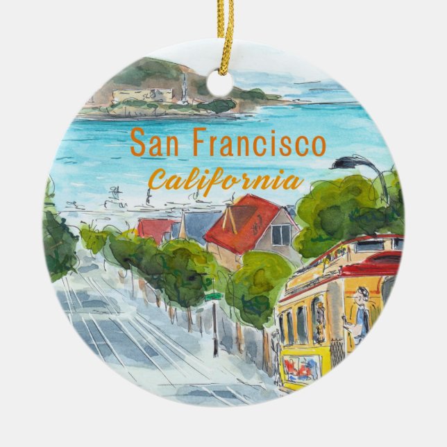 San Francisco California Ornament (Vorne)
