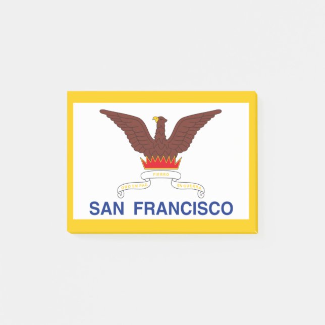 San Francisco California Post-it Klebezettel (Vorderseite)