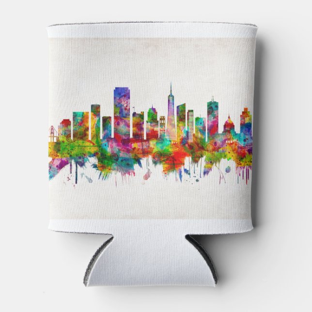San Francisco California Skyline Dosenkühler (Vorderseite)