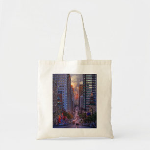 San Francisco California Street Skyline Glitter  Tragetasche