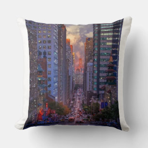 San Francisco California Street Skyline Glitzer Kissen