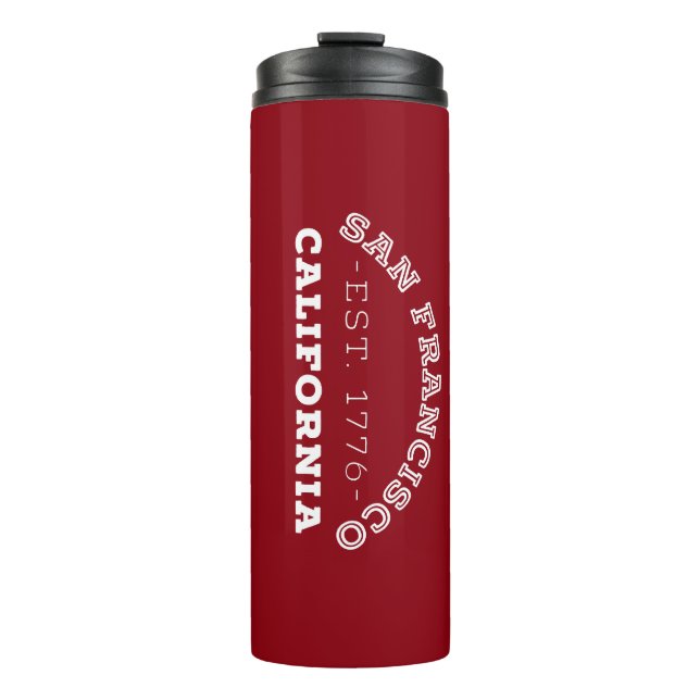 San Francisco California Thermosbecher (Vorderseite)