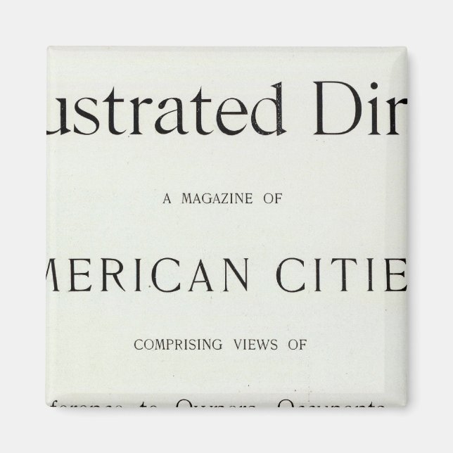 San Francisco California Titelseite Magnet (Vorne)