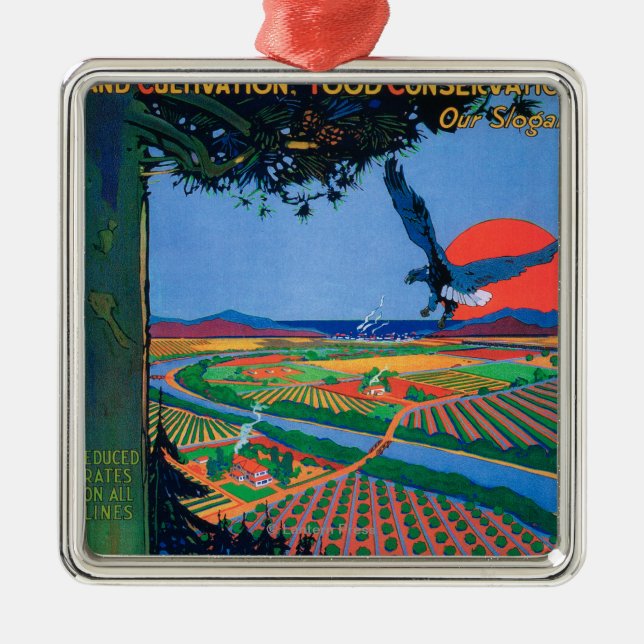 San Francisco, CaliforniaLand Show Ornament Aus Metall (Vorne)