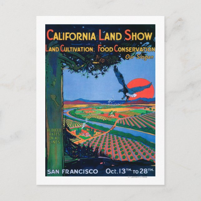 San Francisco, CaliforniaLand Show Postkarte (Vorderseite)