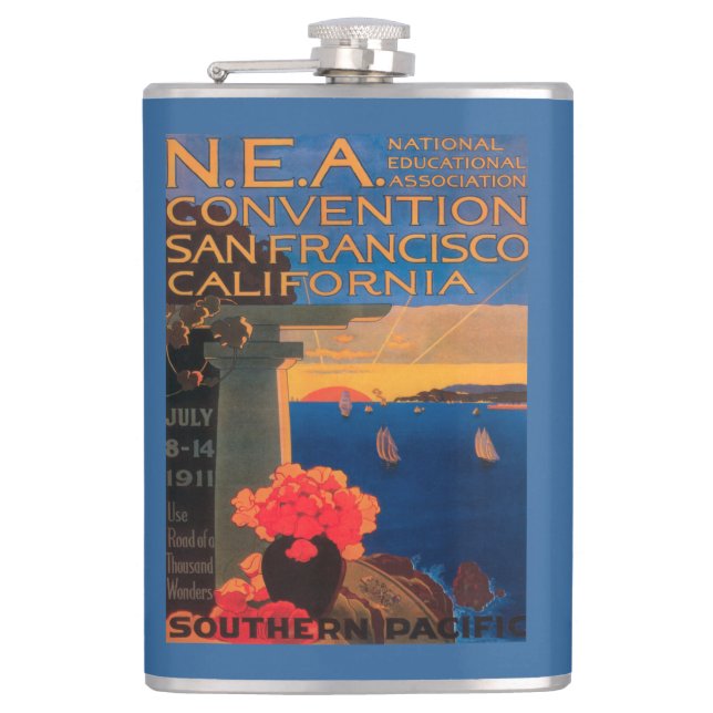 San Francisco, CaliforniaN.E.A. Vereinbarung Flachmann (Vorderseite)