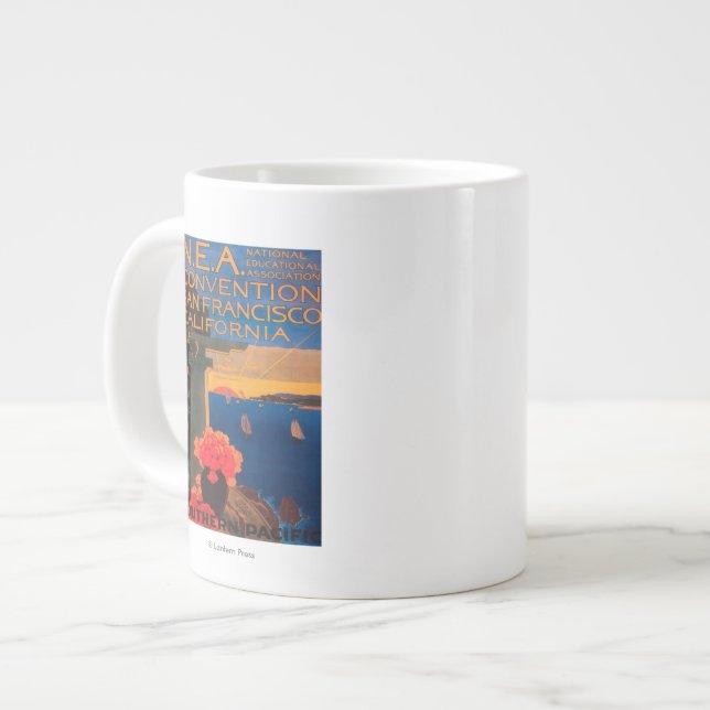 San Francisco, CaliforniaN.E.A. Vereinbarung Jumbo-Tasse (Vorderseite Links)