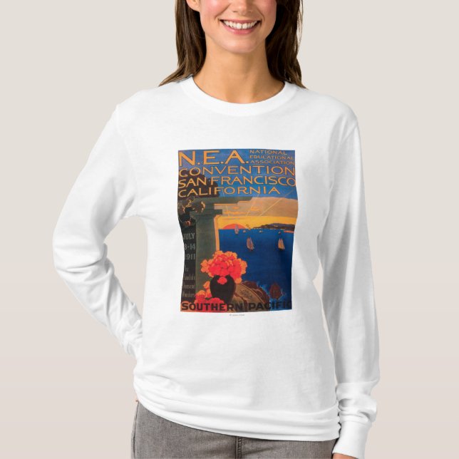 San Francisco, CaliforniaN.E.A. Vereinbarung T-Shirt (Vorderseite)