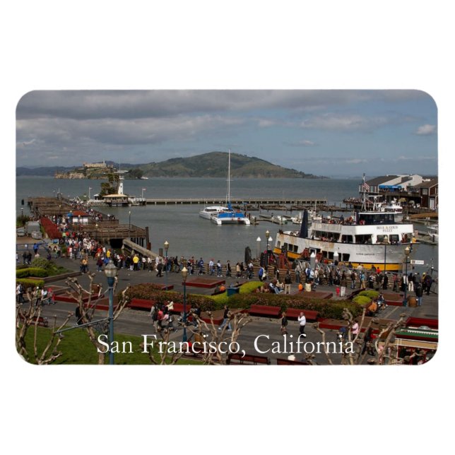 San Francisco, Californie Magnet Flexi Premium (Horizontal)