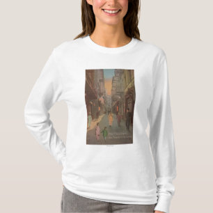 San Francisco, CAView alter Chinatown-Straße T-Shirt