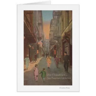 San Francisco, CAView de Old Chinatown Street