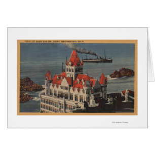 San Francisco, CAView des alten Klippen-Hauses