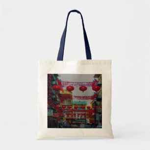 San Francisco Chinatown Lanterns #4 Tote Bag Tragetasche