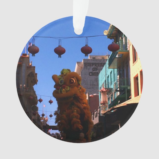 San Francisco Chinatown Lion Dance Orament (devant)