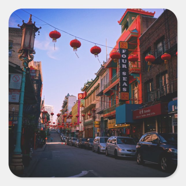 San Francisco Chinatown Stickers (Vorderseite)