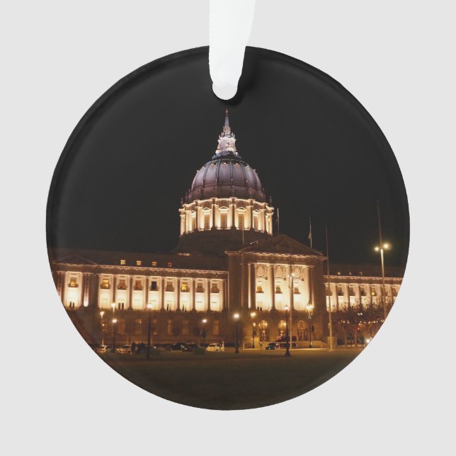 San Francisco City Hall #3-1 Ornament (Vorderseite)