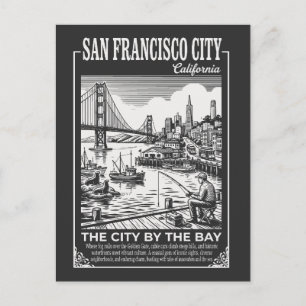 San Francisco City Kalifornien Die Stadt am Meer Postkarte