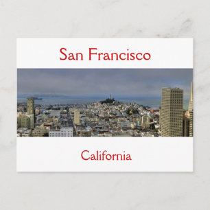 San Francisco City Panorama Vom Gewerkschaft Squar Postkarte