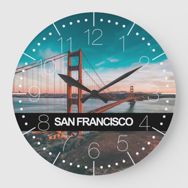 San Francisco clock Große Wanduhr (Vorderseite)
