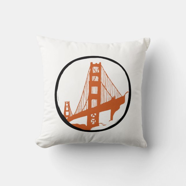 San Francisco, coussin de golden gate bridge (Recto)